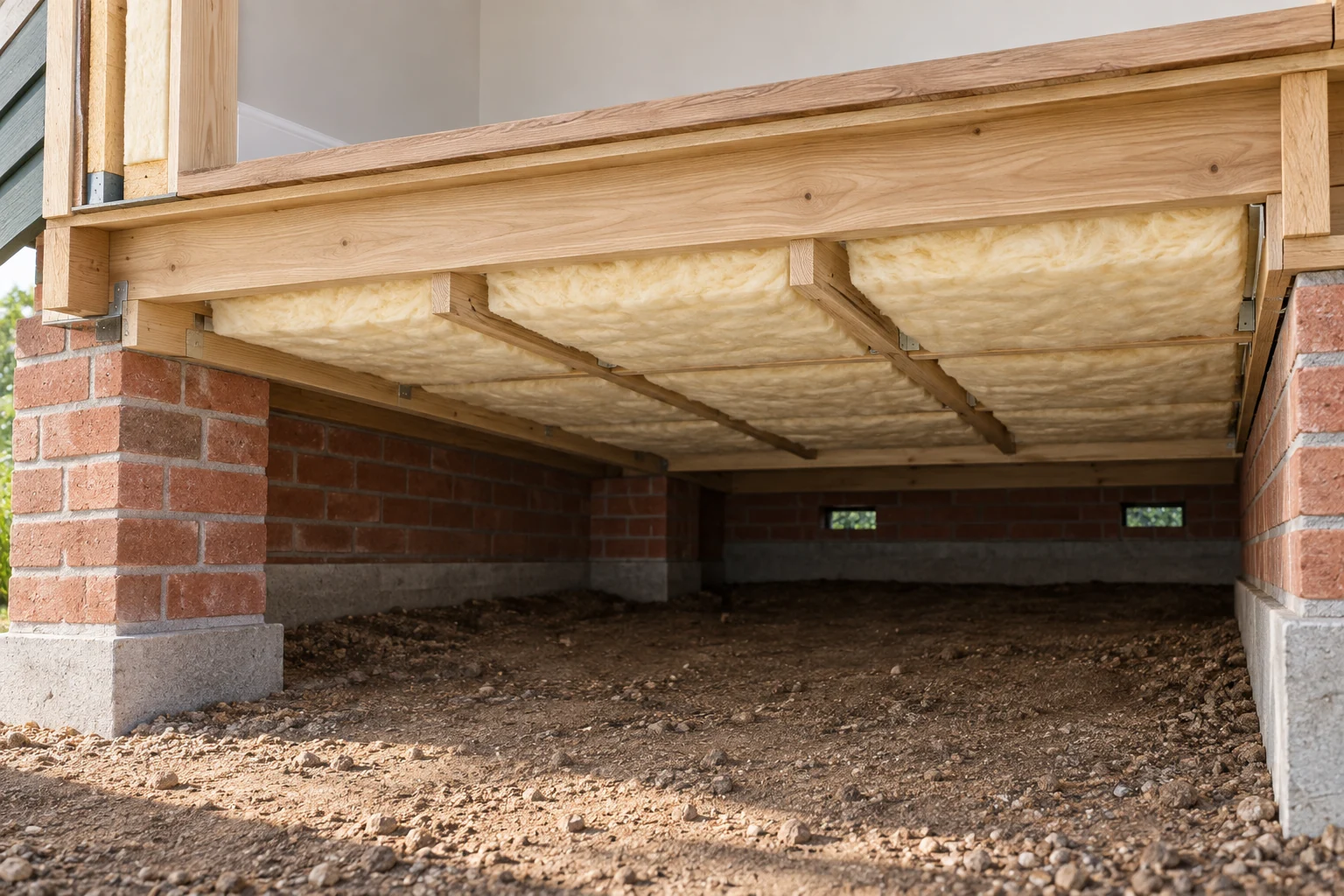 Crawl space insulation