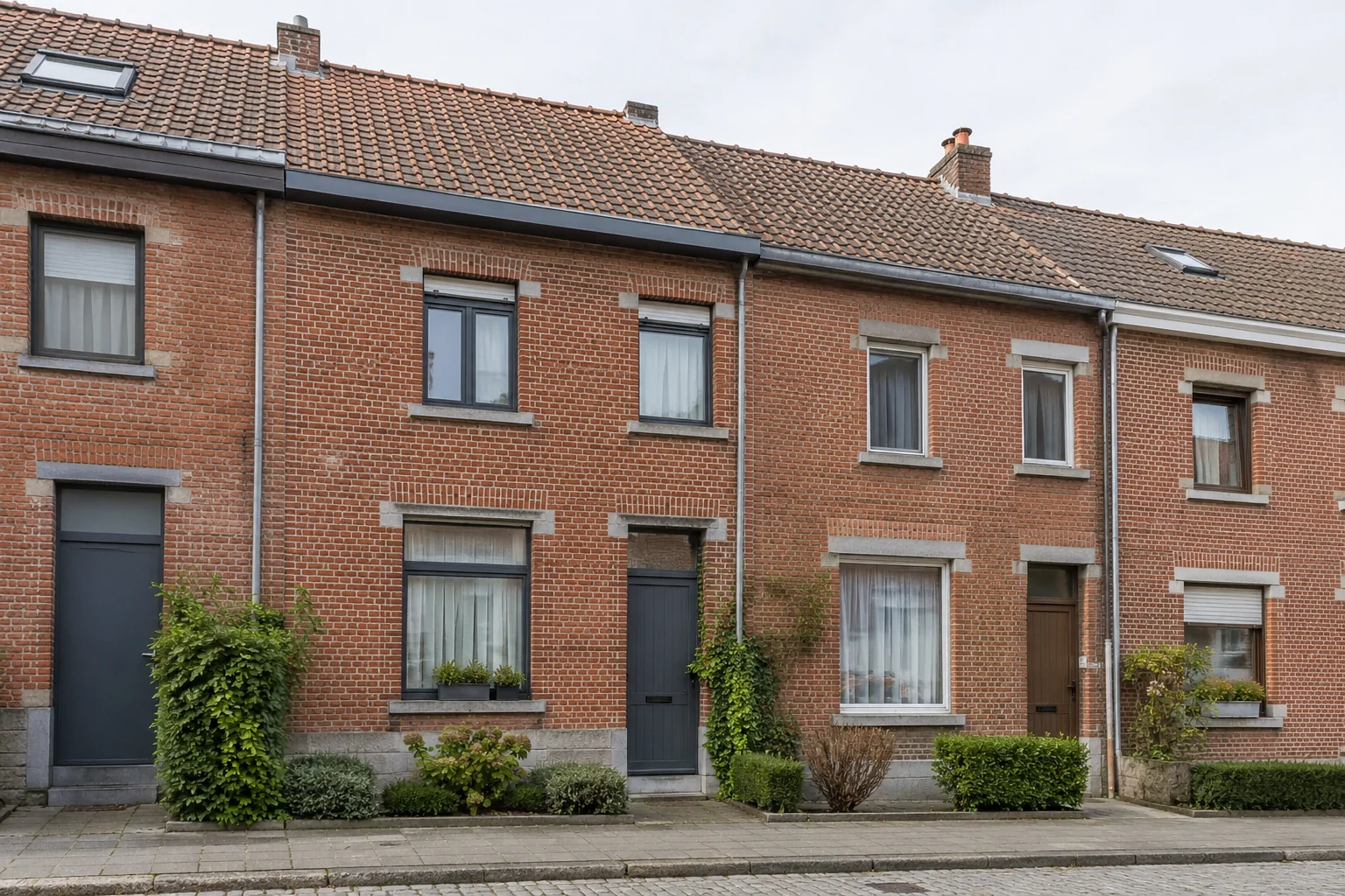 Oude Belgische woning vóór een isolatierenovatie